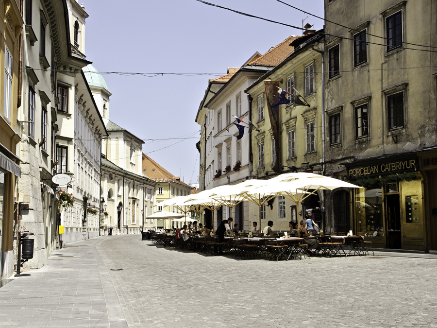 Terrasse in Ljubljana